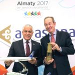 Air Astana: The Official Air Carrier for WU 2017 Flame